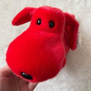 1998 Vintage TY “Red Rover” Dog Stuffed Animal